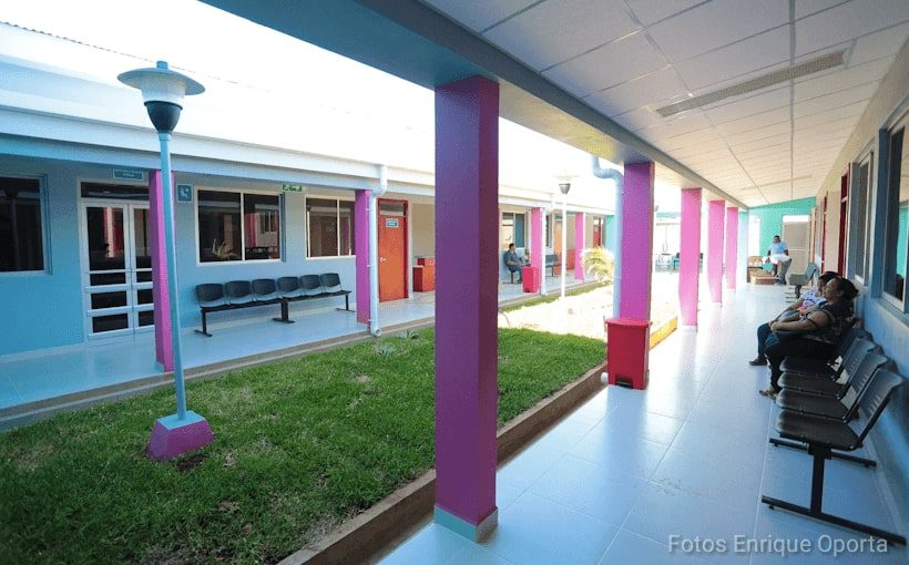 Gaspar García Laviana New Public Hospital in San Juan del Sur corridor outside