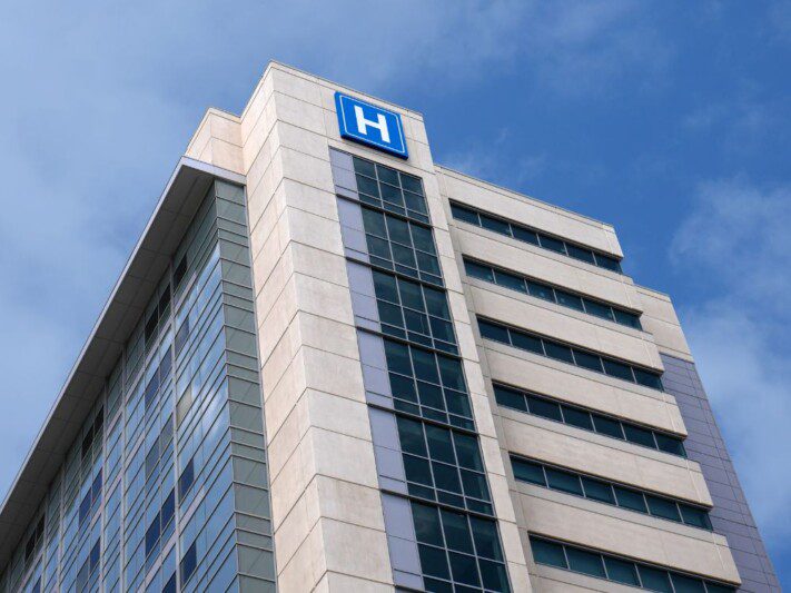 Healthcare in Nicaragua - image of a low angle shot of a Hospital