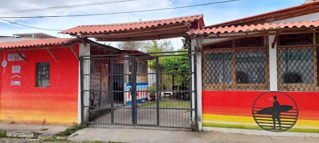 Exterior view of LuLu House & Art hostel in San Juan del Sur, Nicaragua