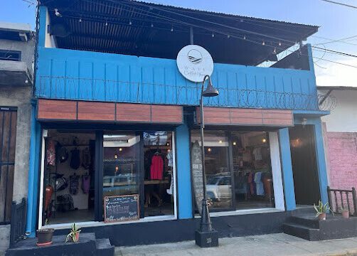 Nica Sail & Surf Catamaran Photo of outside of their buidling - sailing in crystal clear waters near Playa Blanca, Nicaragua