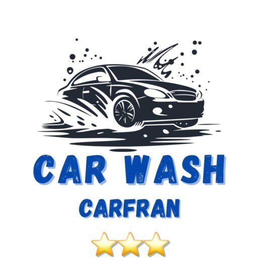 Logo for Car Wash Carfran in San Juan del Sur, Nicaragua, showcasing vehicle cleaning services