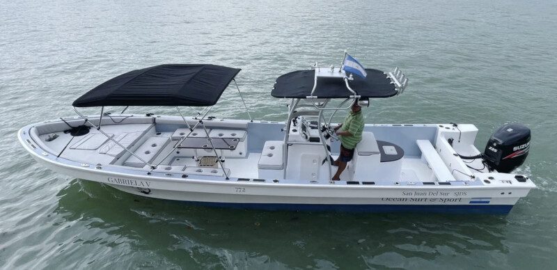 Ocean Surf and Sport Fishing charter on the Pacific coast of Nicaragua with local guides from Ocean Surf & Sport