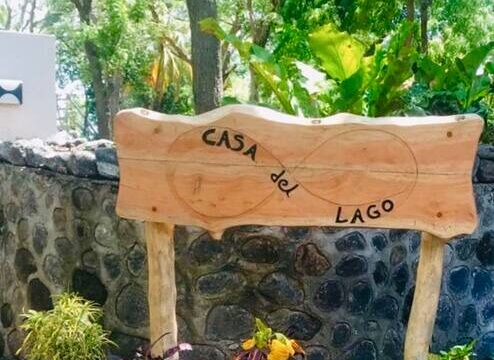 Casa del Lago on the shores of Lake Cocibolca with volcano view in Ometepe, Nicaragua