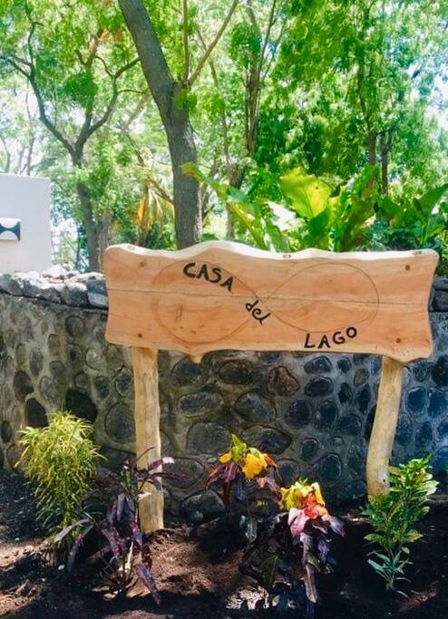 Casa del Lago on the shores of Lake Cocibolca with volcano view in Ometepe, Nicaragua