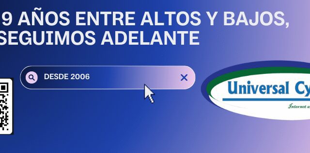 Interior of cyber café with computers & printers at Universal Cyber, San Juan del S