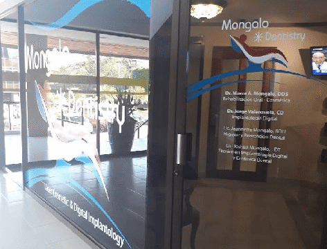 Institute of Nicaraguan Social Security Front sign or building of INSS branch in San Juan del Sur