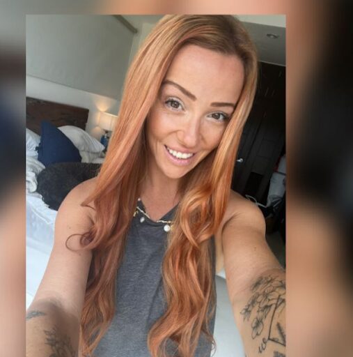 Golden hour beach portrait by Taylor Therese Campbell Photographer