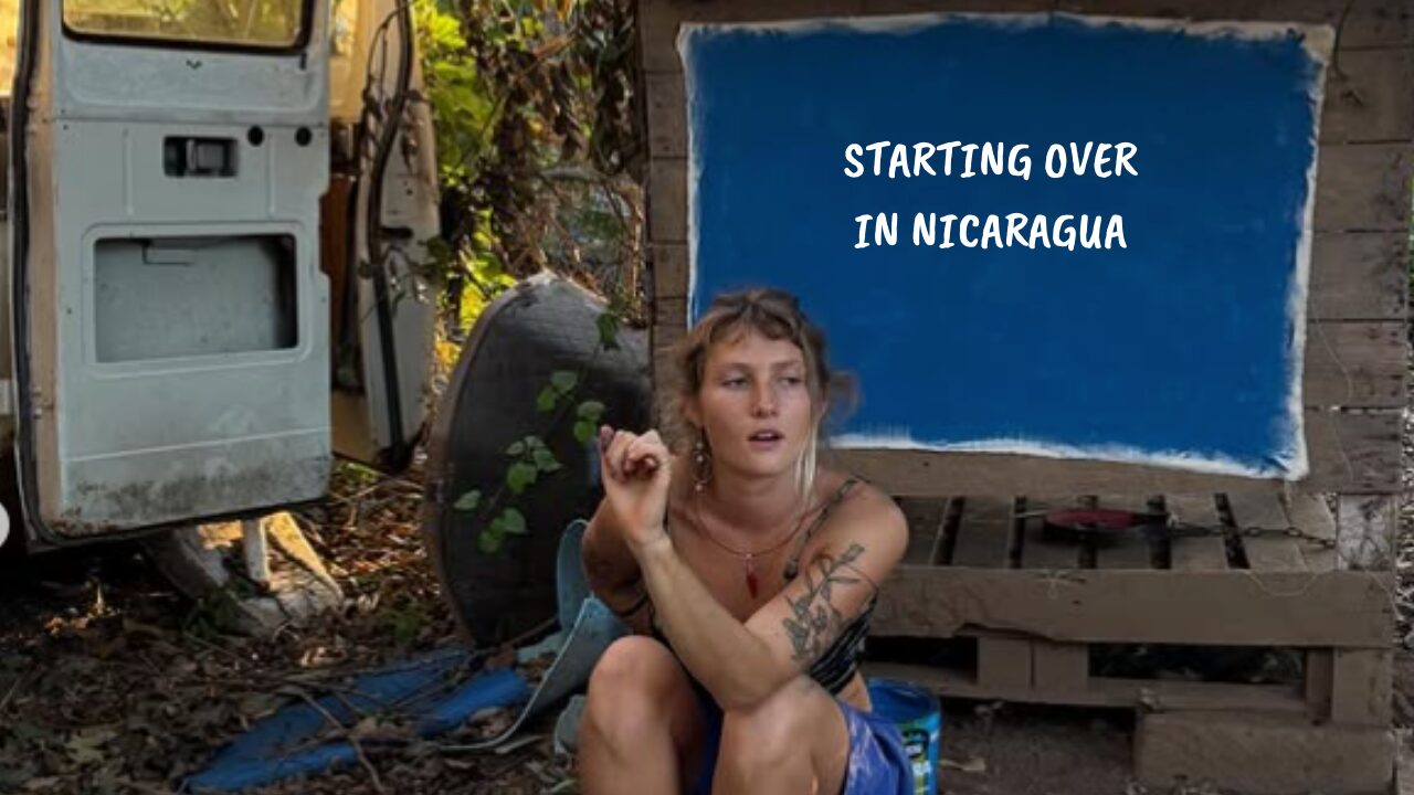 Lauren Bucklin making art in Nicaragua